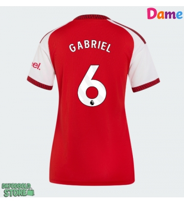 Arsenal Gabriel Magalhaes #6 Replika Hjemmebanetrøje Dame 2026-27 Kortærmet